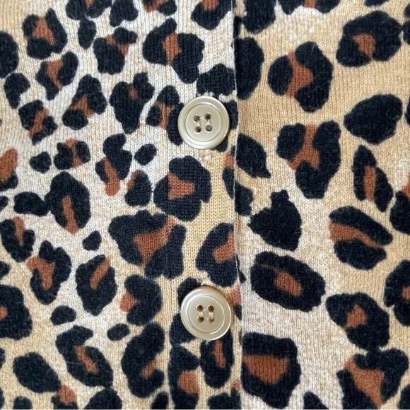 Lane Bryant Leopard Print V-Neck Travel Casual Party Cardigan Sweater - Sz 18/20 - Picture 8 of 16
